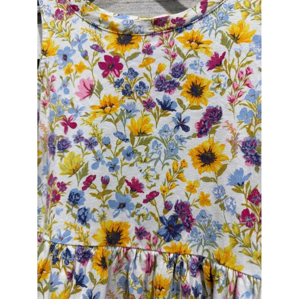 Old Navy Epic Threads Dress Girls 10-12 Floral Polka Dot Cottagecore NWT EUC
